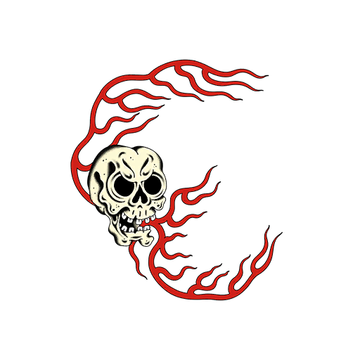 Branched Skull, a GTA V tattoo