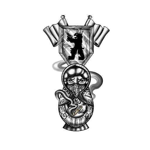 Gold Gun, a GTA V tattoo