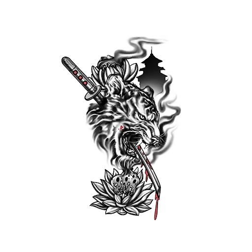 Tiger Blade, a GTA V tattoo