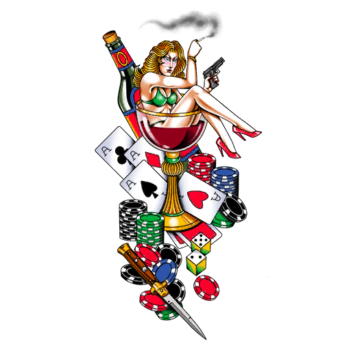 The Gambler's Life, a GTA V tattoo