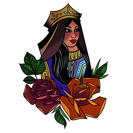 Queen of Roses, a GTA V tattoo
