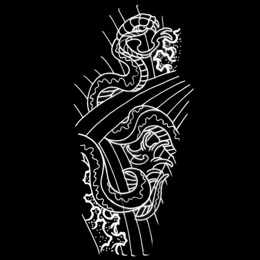 Snake Outline, a GTA V tattoo