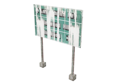 ch2_roadsb_crossrd_sign_01, a GTA V map model