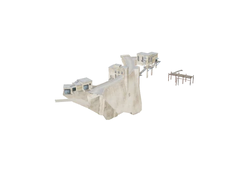 ch3_08_dam_slod, a GTA V map model
