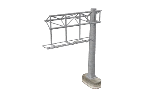 ch3_rd1_fwysignfrm_01b, a GTA V map model