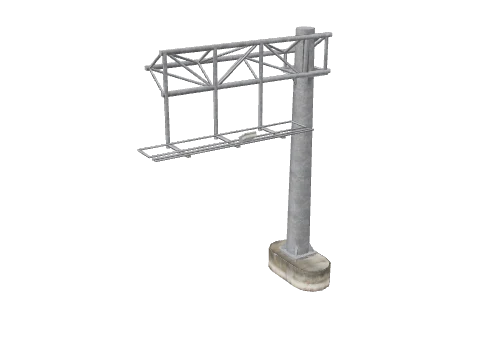 ch3_rd2b_fwysign_001, a GTA V map model