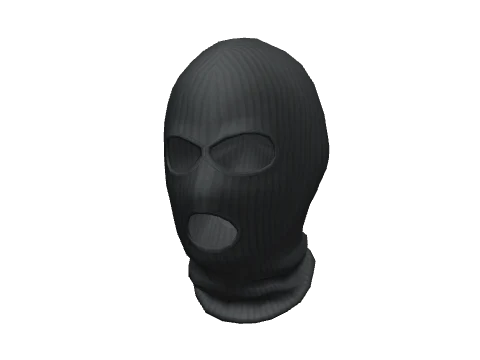 Black Knit Balaclava