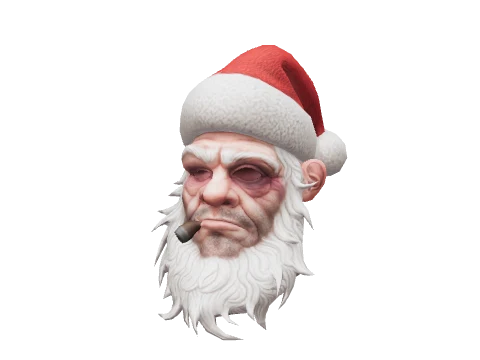 Bruised Bad Santa