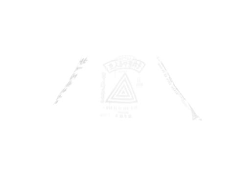 Never Triangle Print Hoodie