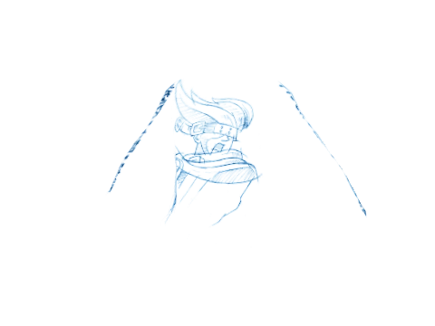 Blue PRB Sword Boy Hoodie