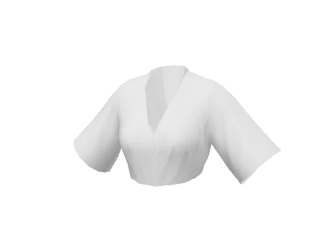 White Silk Robe