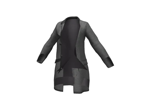 Gray Cashmere Coat
