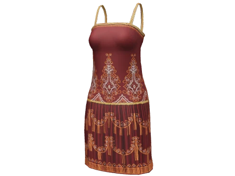 Red Vintage Dress