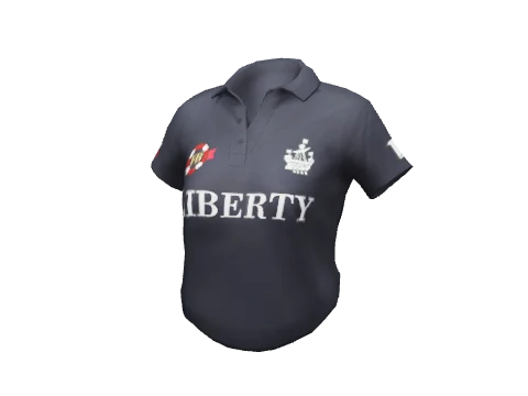 Navy Liberty Tucked Polo
