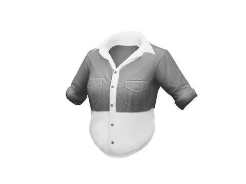 Two-Tone Tucked Shirt