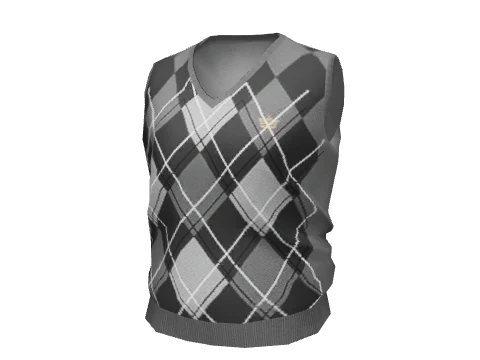 QB Diamond Sweater Vest