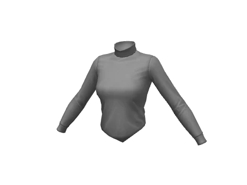 Gray Turtleneck