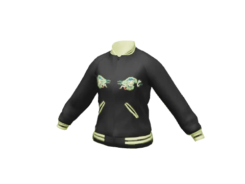 Black Dragon Silk Bomber