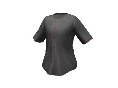 Stitched Leather Baseball Shirt