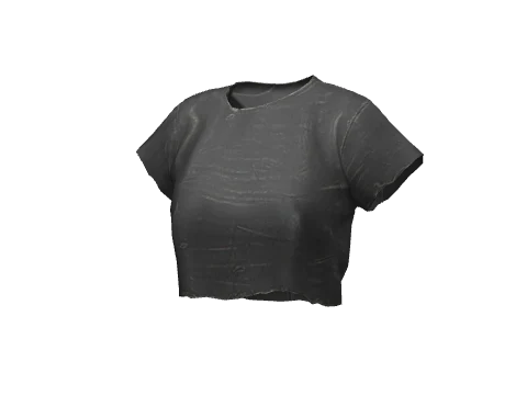 Black Torn Tee