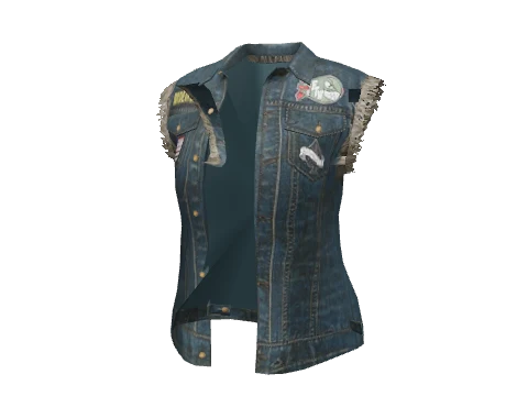 Vintage Patched Denim Cut