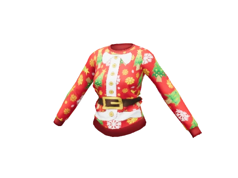 Glow Santa Sweater