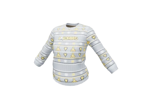 Gray Exsorbeo Glow Sweater