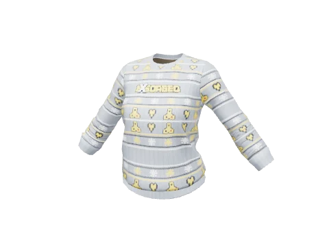 Gray Exsorbeo Festive Sweater