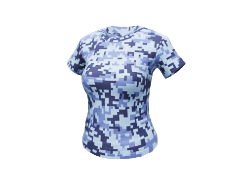 Blue Digital T-Shirt