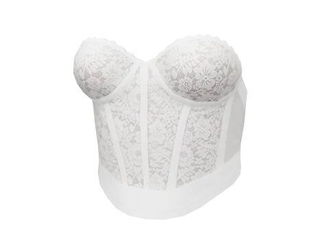 White Lace Bustier