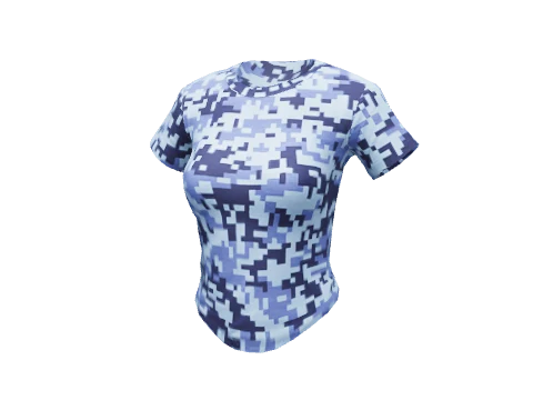 Blue Digital T-Shirt