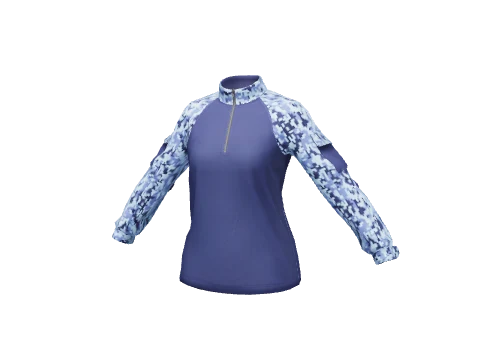 Blue Digital Combat Shirt