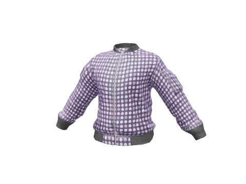 Lilac Dotted Leather Closed