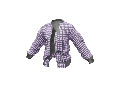 Lilac Dotted Leather Open