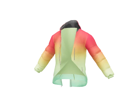 Vibrant Gradient Puffer