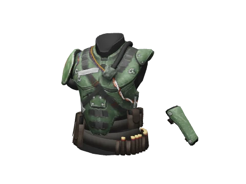Green Mercenary Vest