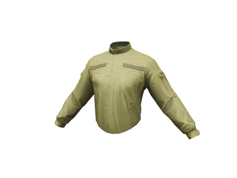 Khaki Service Shirt Tucked