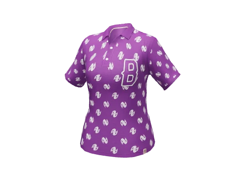 Purple B Polo Shirt