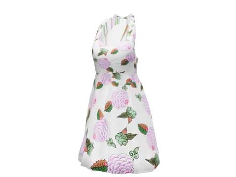 Pink Floral Babydoll