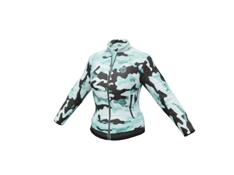 Aqua Camo Puffer