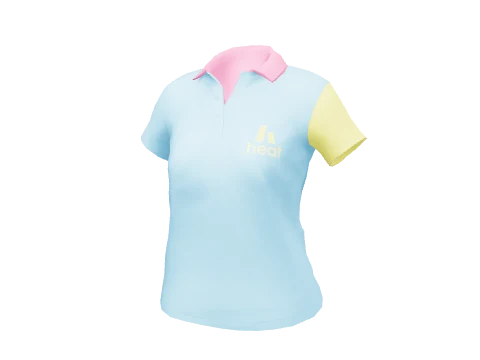 Blue Heat Golf Polo