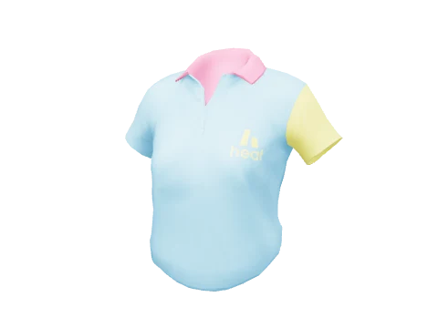 Blue Heat Golf Polo