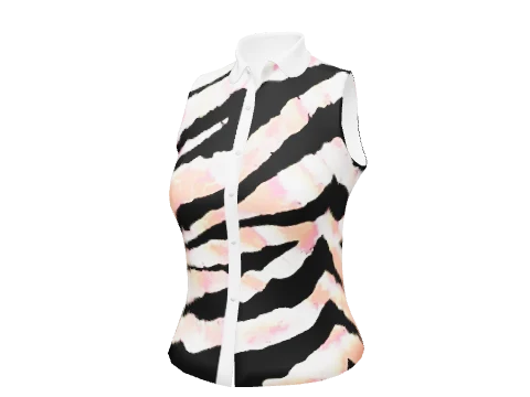 White Tie-dye DS Blouse