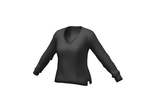 Black V Neck