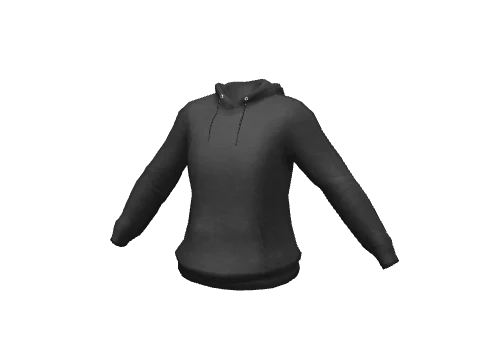Black Pullover Hoodie
