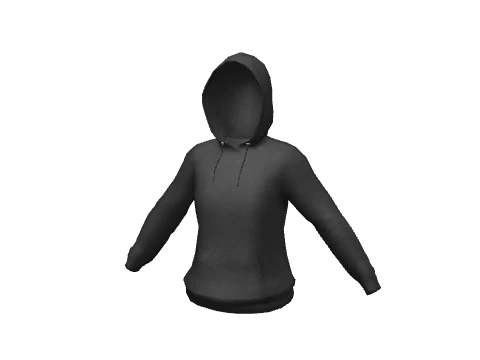 Black Pullover Hoodie