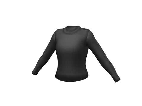 Black Combat Sweater