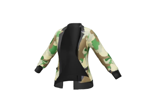 Camo Yeti Cardigan
