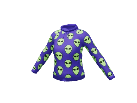 Alien Hooded Tracksuit Top
