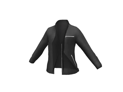 Black Fitted Racer